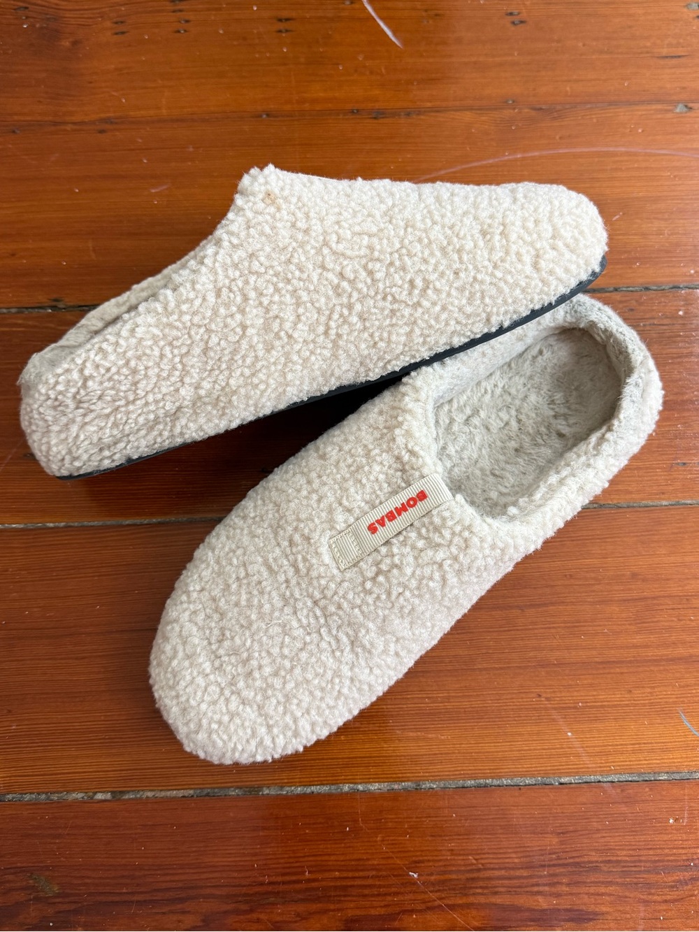 Bombas Women Sunday Faux Fur Cozy Slippers Sz 10 💛🍄